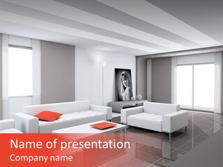 Residence Sconce Person PowerPoint Template