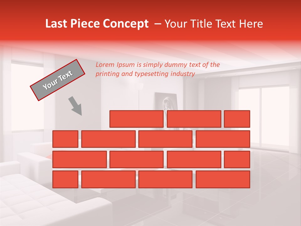 Residence Sconce Person PowerPoint Template