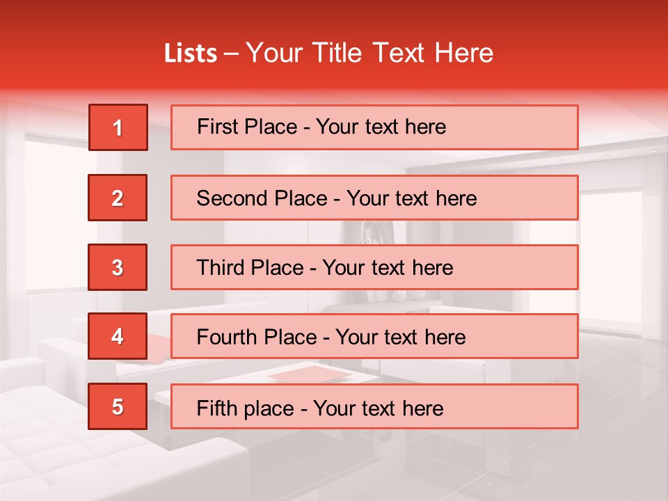 Residence Sconce Person PowerPoint Template