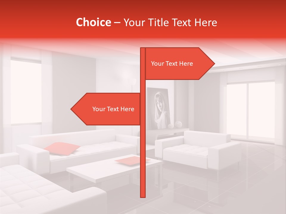 Residence Sconce Person PowerPoint Template