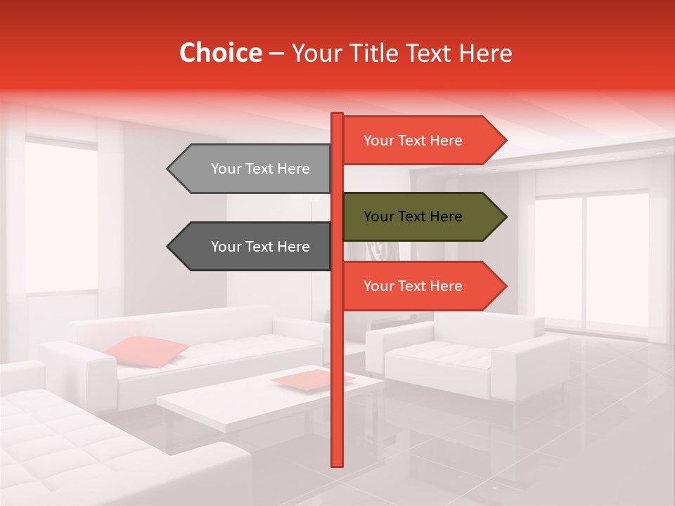 Residence Sconce Person PowerPoint Template