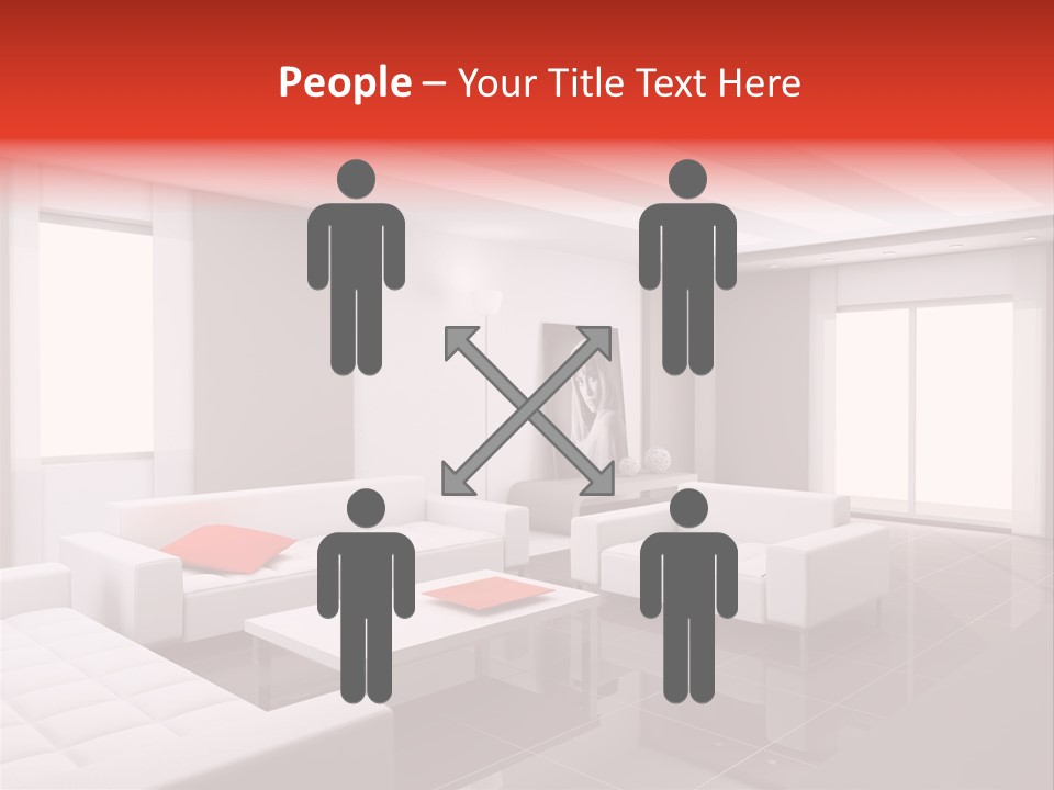 Residence Sconce Person PowerPoint Template