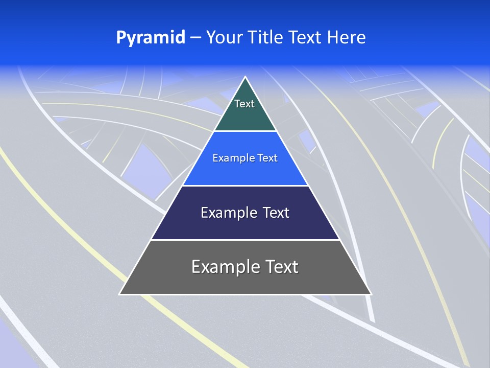 Pavement Travel Drive PowerPoint Template
