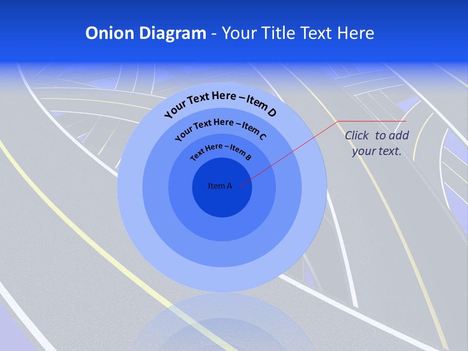 Pavement Travel Drive PowerPoint Template