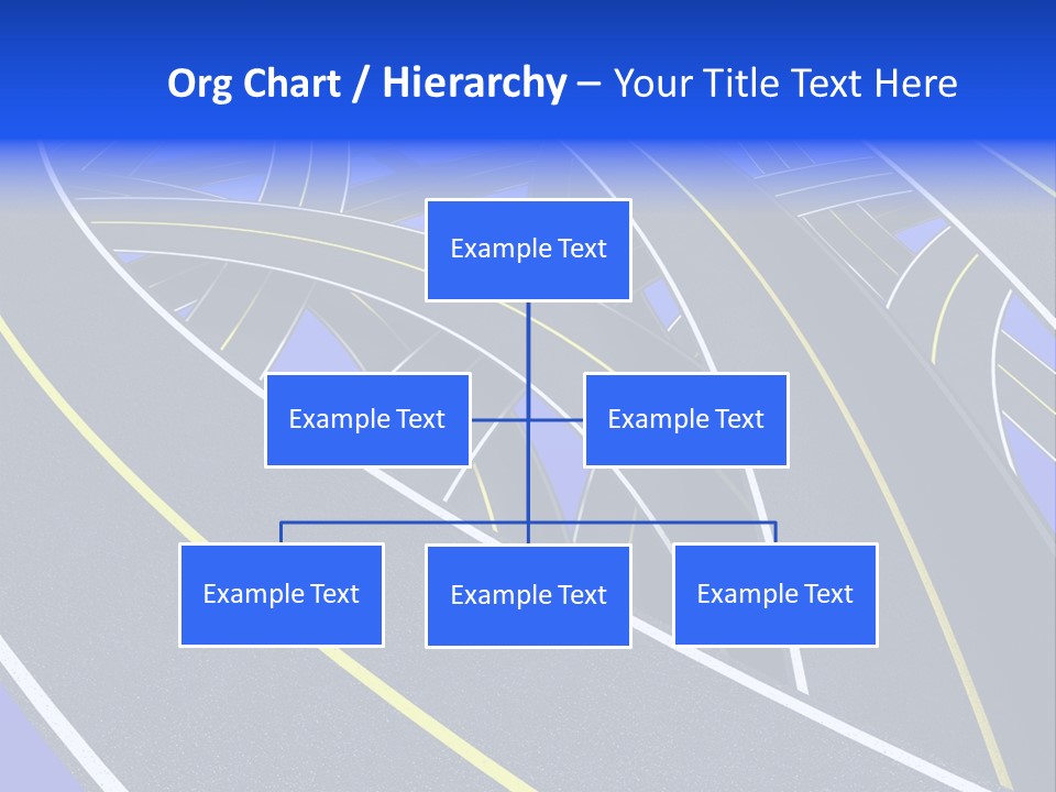 Pavement Travel Drive PowerPoint Template