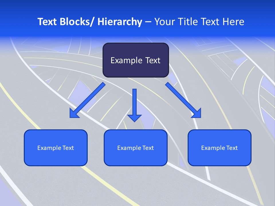 Pavement Travel Drive PowerPoint Template