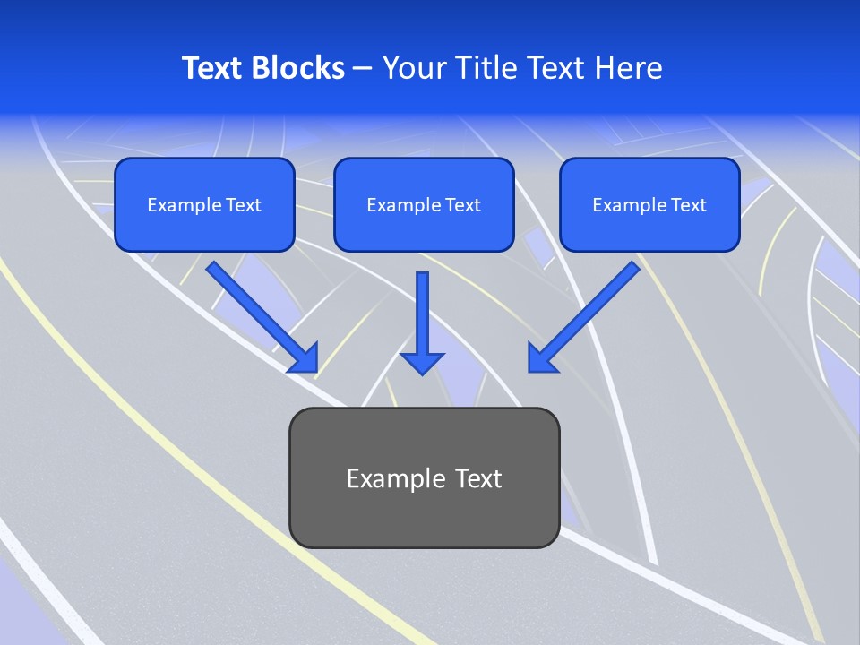 Pavement Travel Drive PowerPoint Template