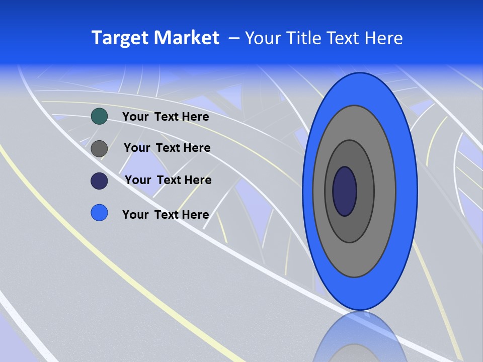 Pavement Travel Drive PowerPoint Template