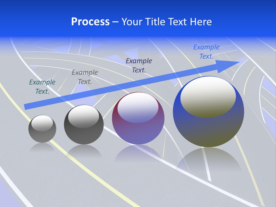 Pavement Travel Drive PowerPoint Template