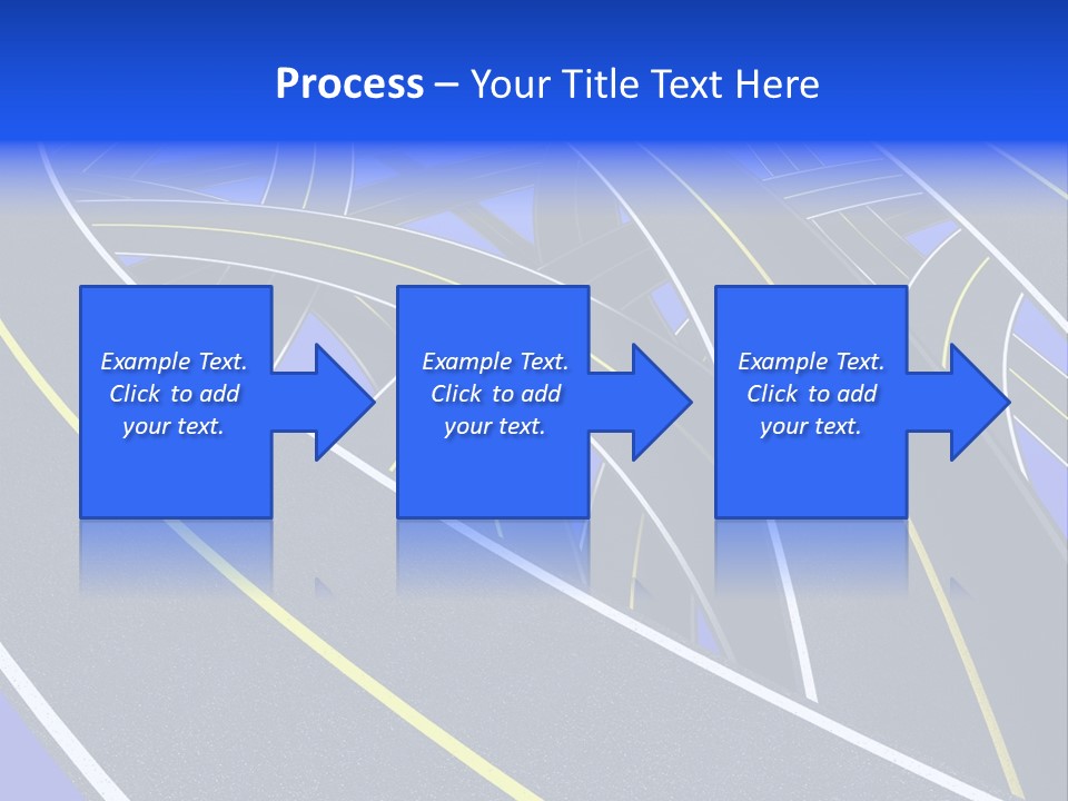 Pavement Travel Drive PowerPoint Template