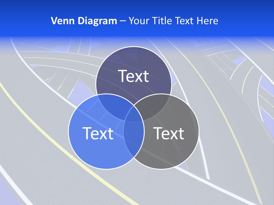 Pavement Travel Drive PowerPoint Template