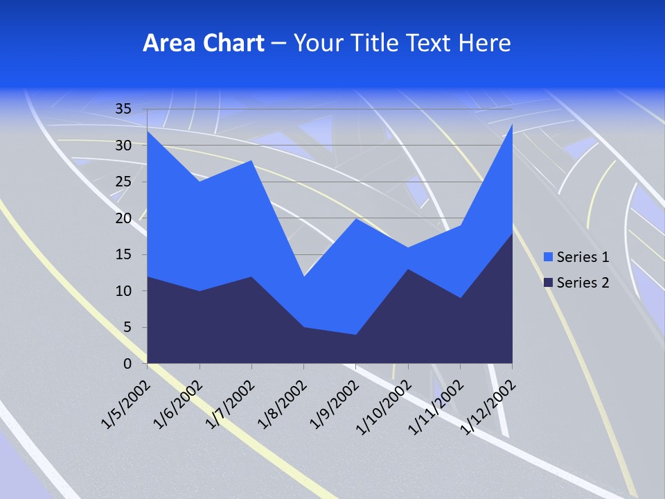 Pavement Travel Drive PowerPoint Template