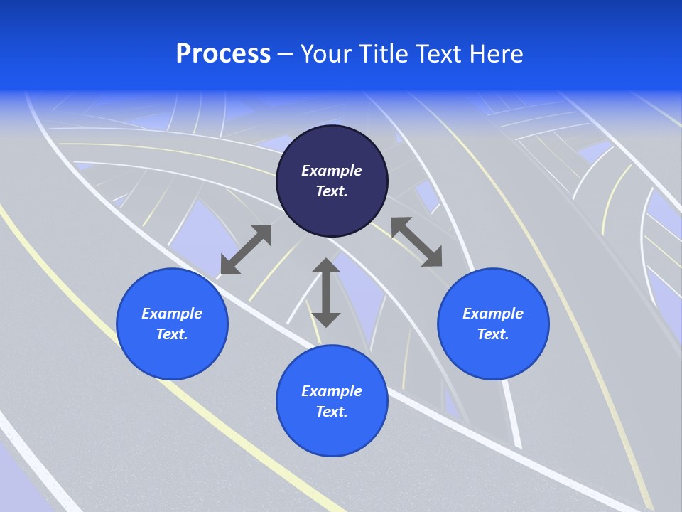 Pavement Travel Drive PowerPoint Template