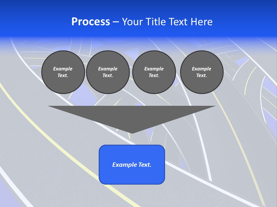 Pavement Travel Drive PowerPoint Template