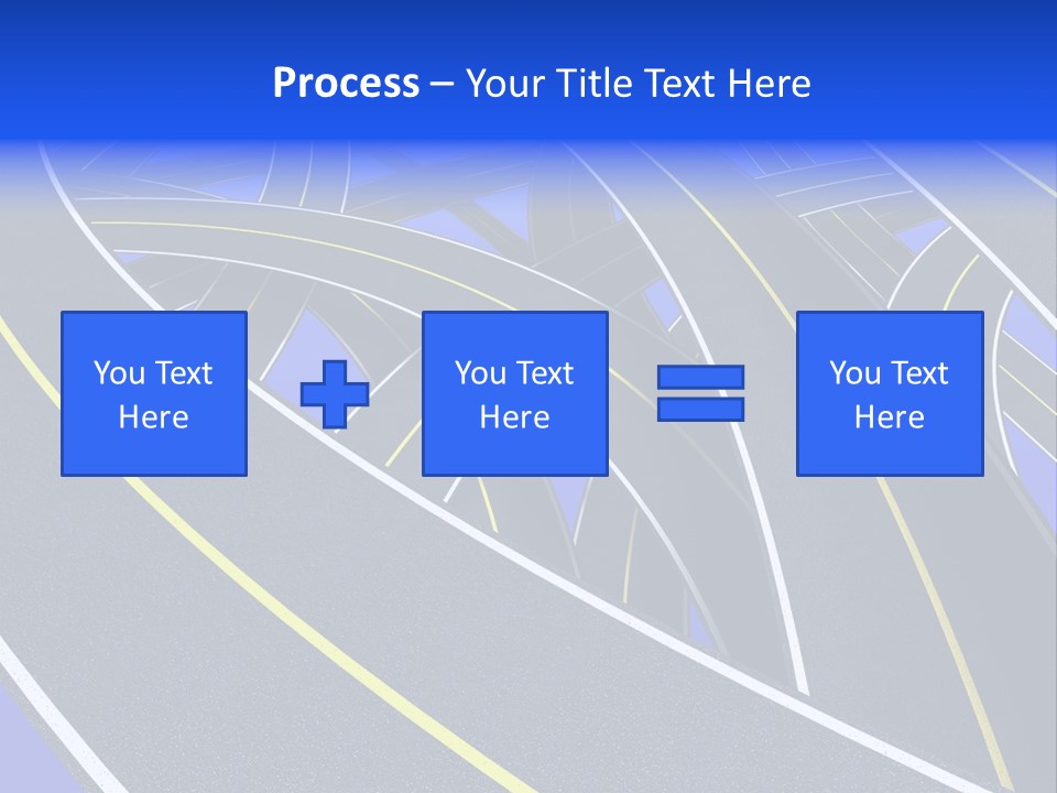 Pavement Travel Drive PowerPoint Template