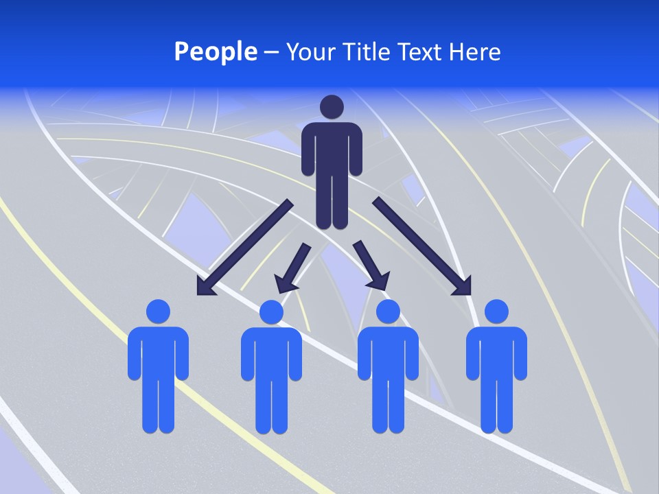 Pavement Travel Drive PowerPoint Template