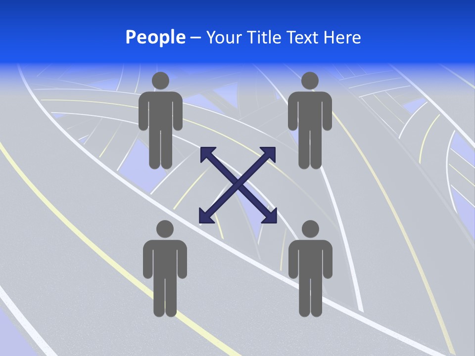 Pavement Travel Drive PowerPoint Template