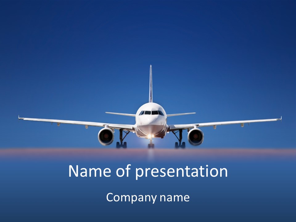 Field Flight Luxury PowerPoint Template