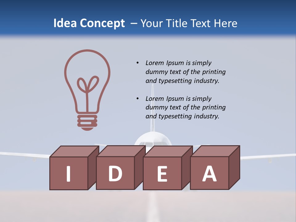 Field Flight Luxury PowerPoint Template