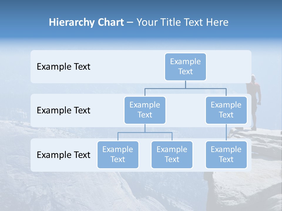 Success Motivation Blue PowerPoint Template