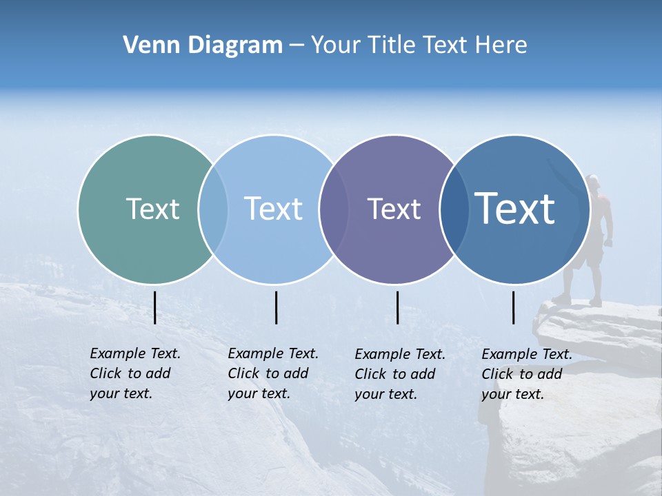 Success Motivation Blue PowerPoint Template