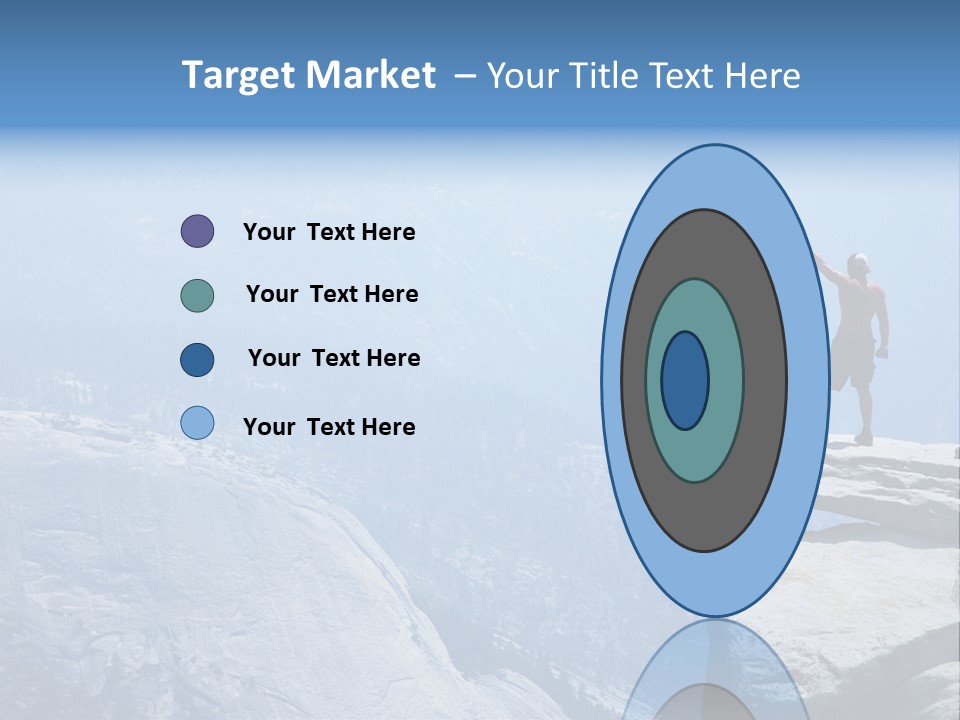 Success Motivation Blue PowerPoint Template