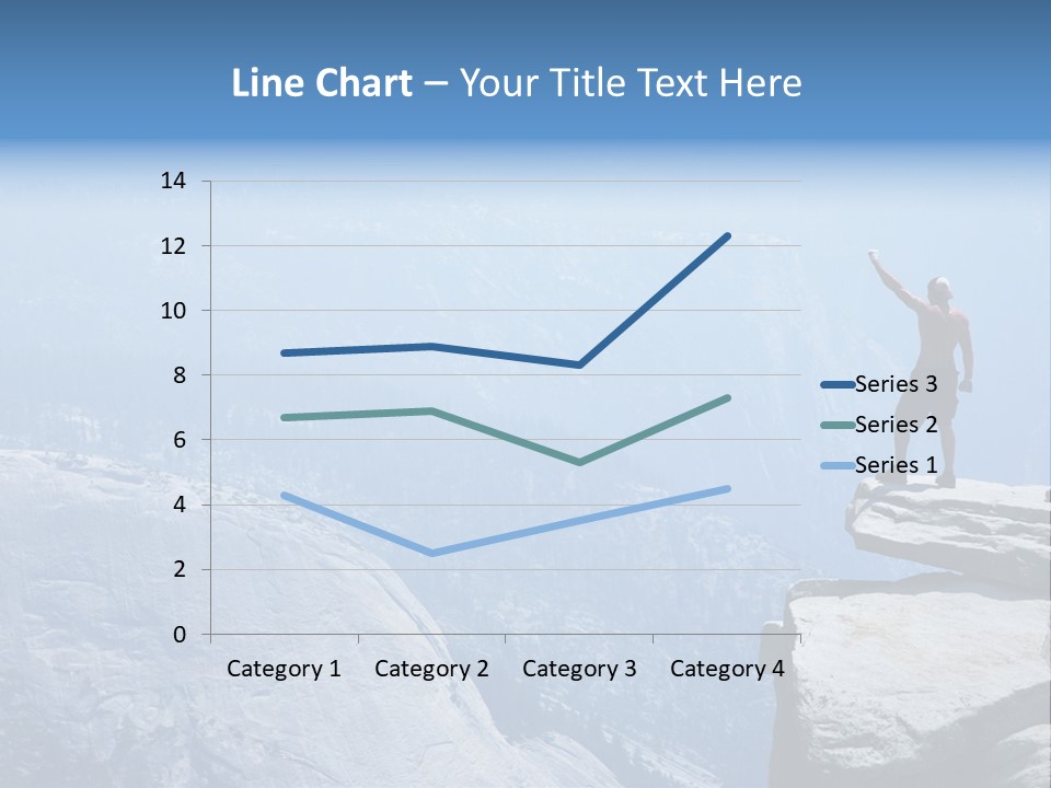 Success Motivation Blue PowerPoint Template