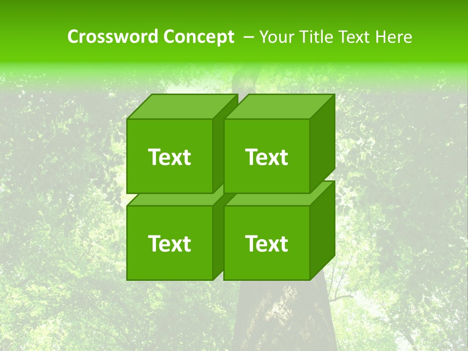 Day Landscape Deciduous PowerPoint Template