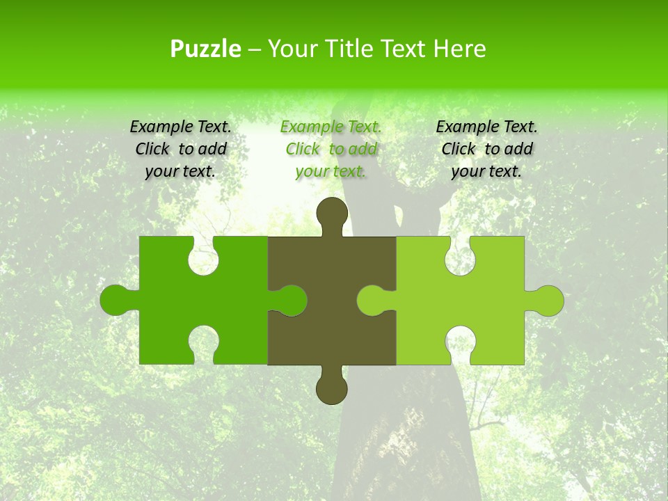 Day Landscape Deciduous PowerPoint Template