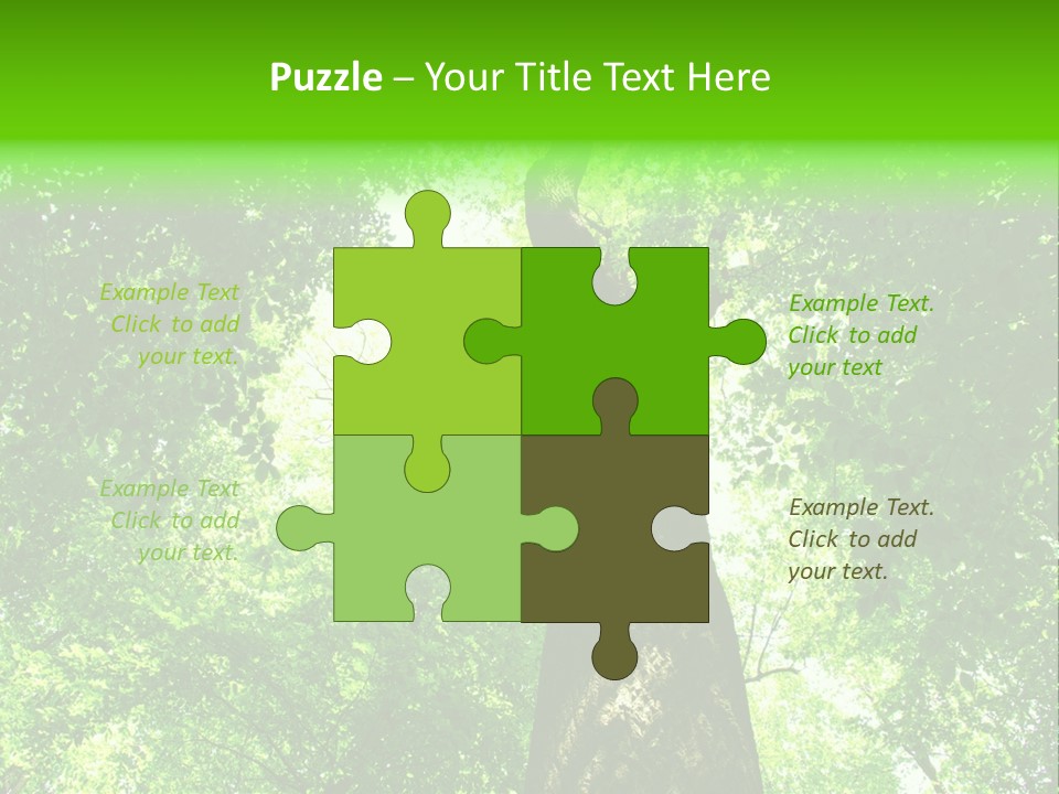 Day Landscape Deciduous PowerPoint Template