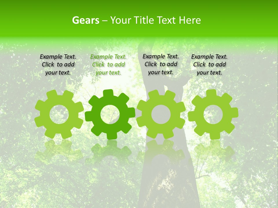 Day Landscape Deciduous PowerPoint Template