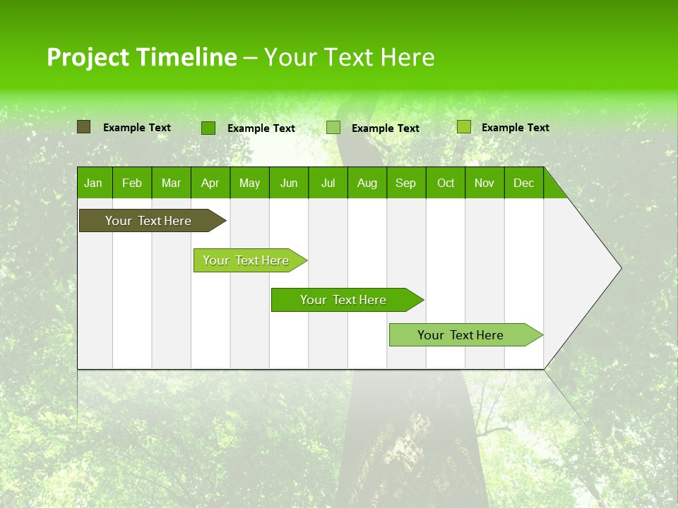 Day Landscape Deciduous PowerPoint Template