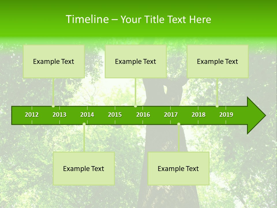 Day Landscape Deciduous PowerPoint Template