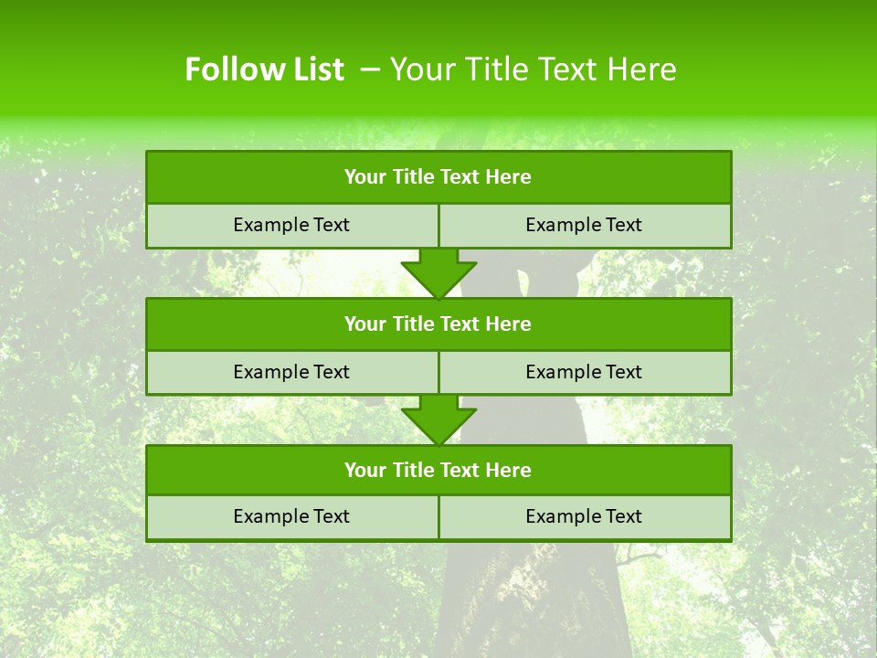 Day Landscape Deciduous PowerPoint Template