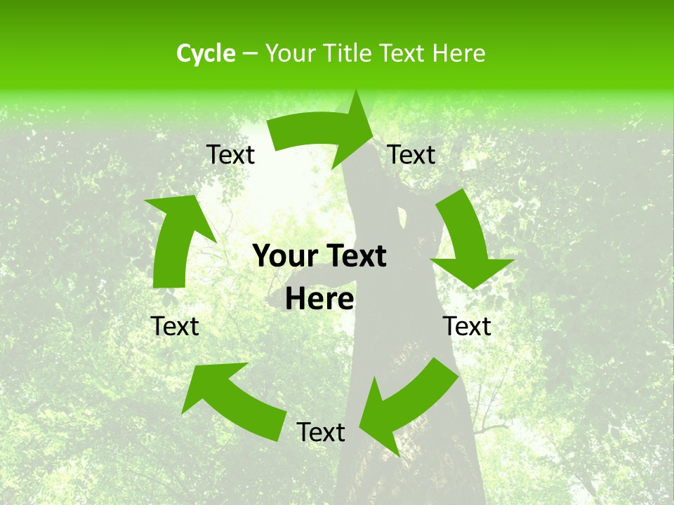 Day Landscape Deciduous PowerPoint Template