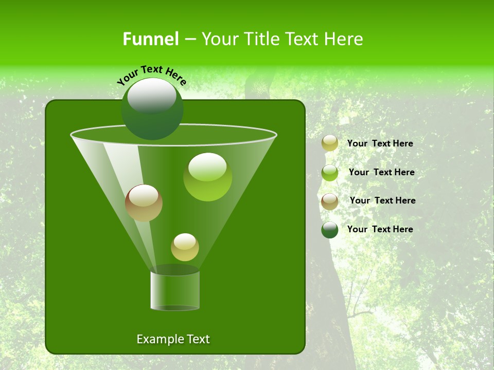 Day Landscape Deciduous PowerPoint Template