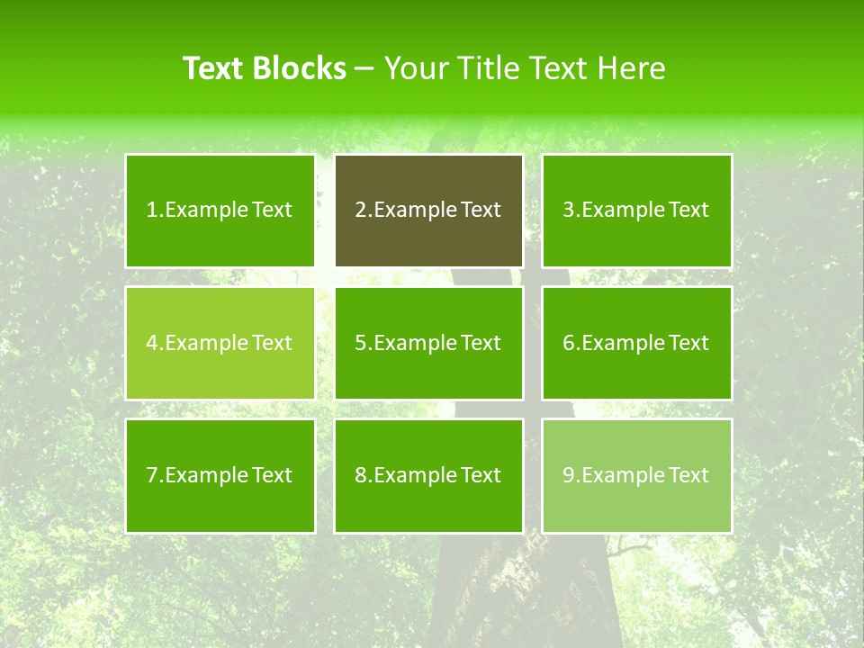 Day Landscape Deciduous PowerPoint Template