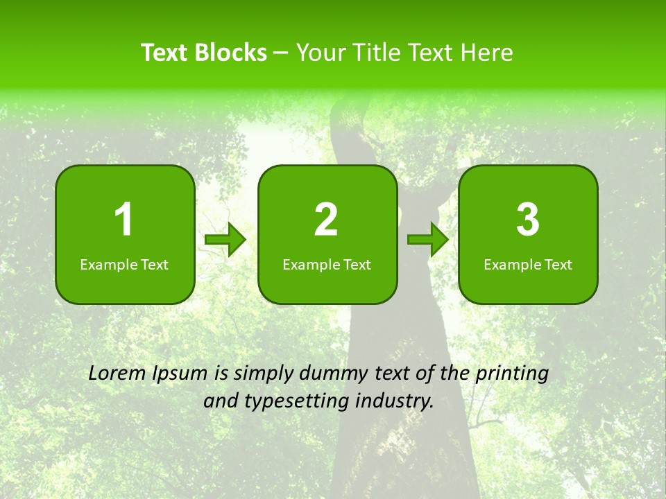 Day Landscape Deciduous PowerPoint Template