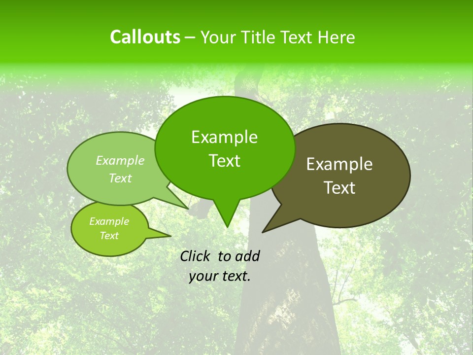 Day Landscape Deciduous PowerPoint Template