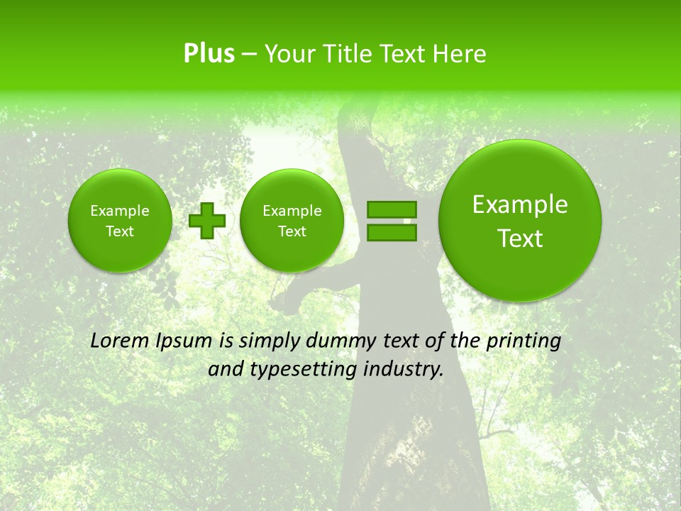 Day Landscape Deciduous PowerPoint Template