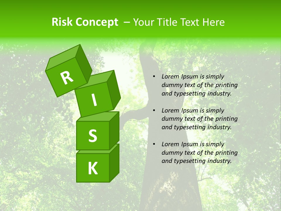 Day Landscape Deciduous PowerPoint Template