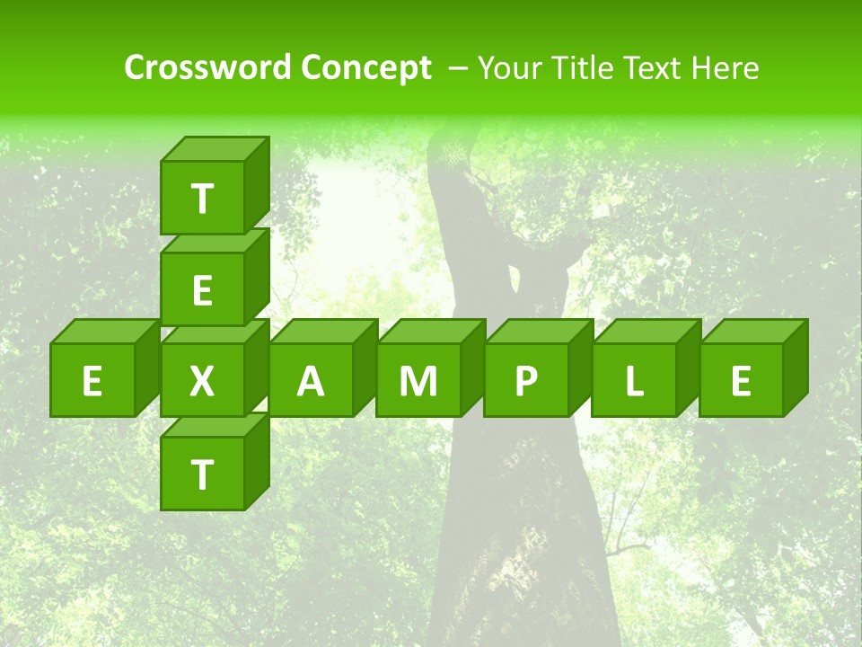 Day Landscape Deciduous PowerPoint Template