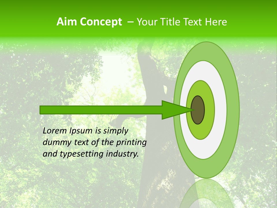 Day Landscape Deciduous PowerPoint Template