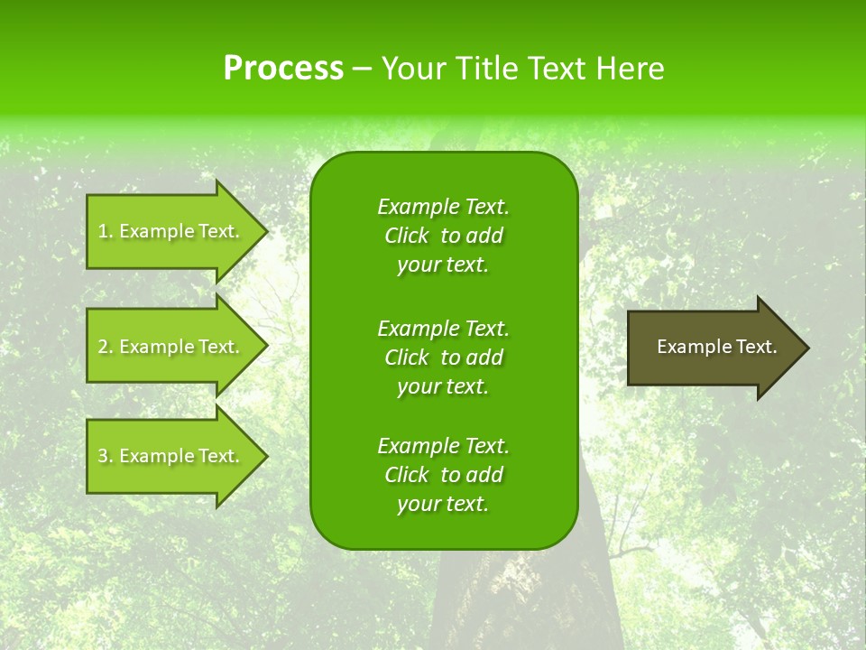 Day Landscape Deciduous PowerPoint Template