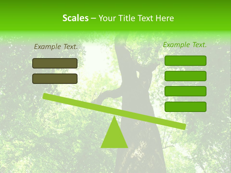 Day Landscape Deciduous PowerPoint Template