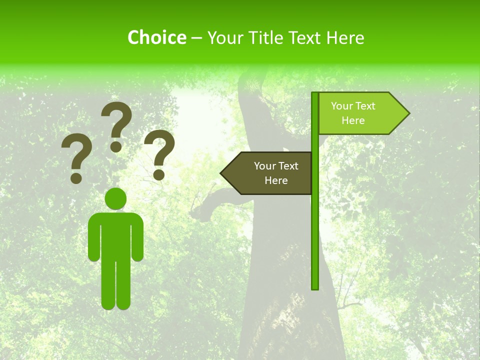 Day Landscape Deciduous PowerPoint Template