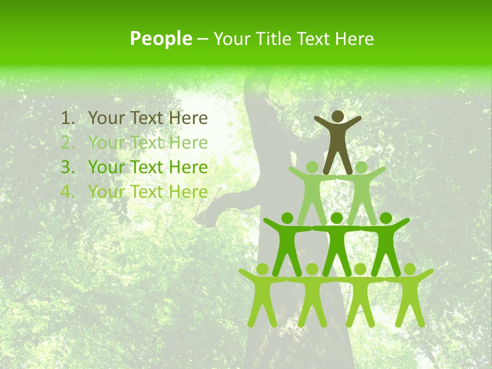 Day Landscape Deciduous PowerPoint Template