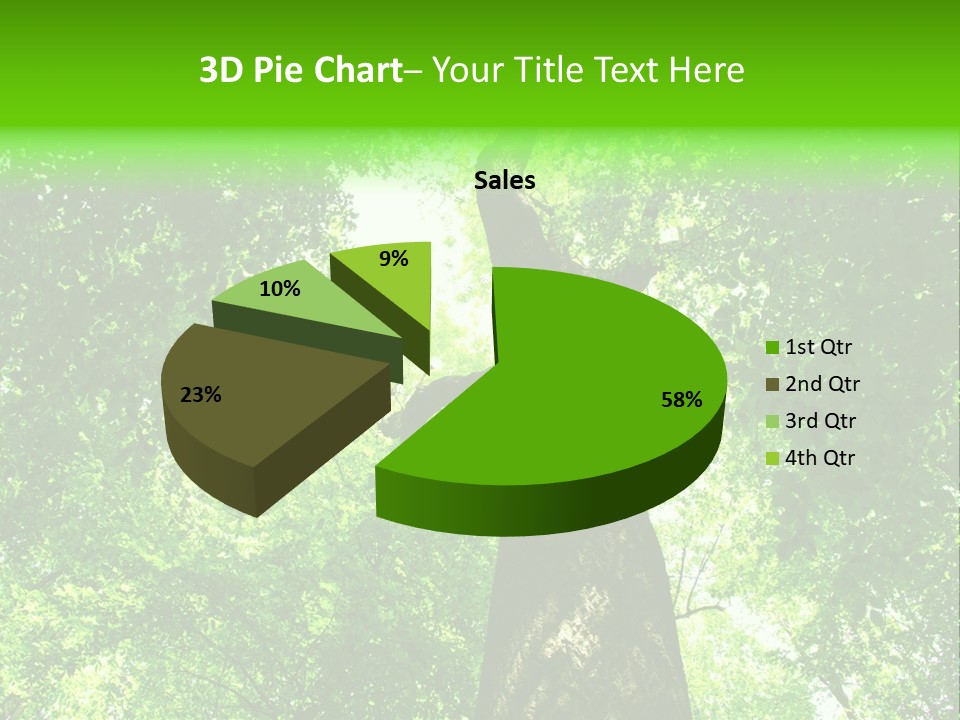 Day Landscape Deciduous PowerPoint Template