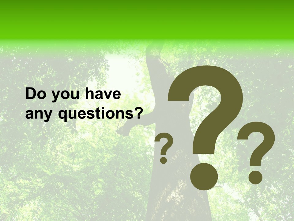 Day Landscape Deciduous PowerPoint Template