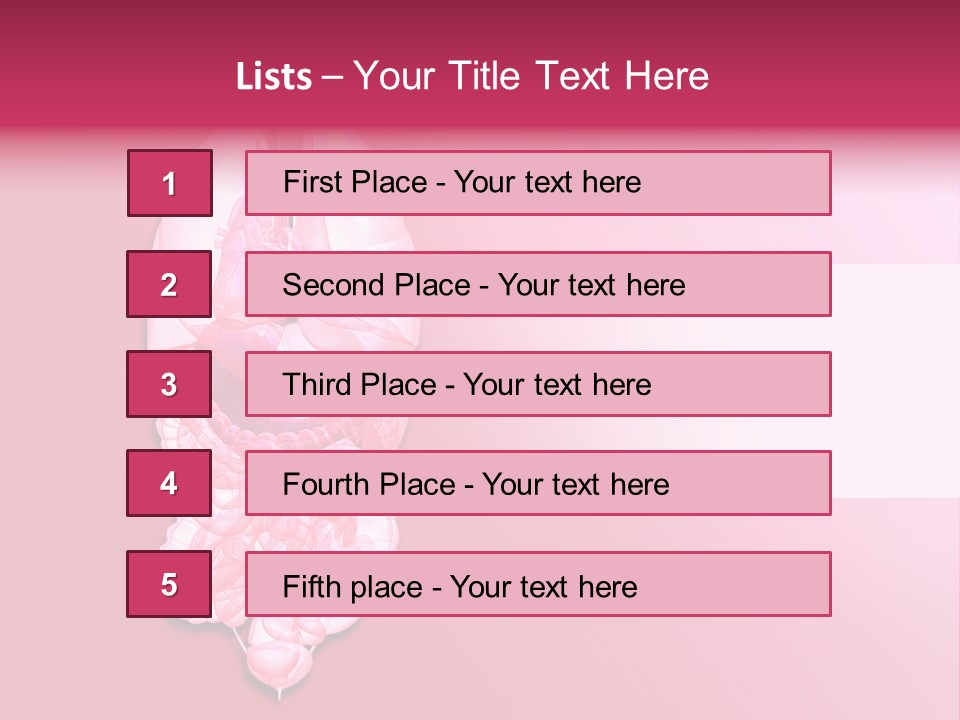 Gallbladder Belly Healthy PowerPoint Template